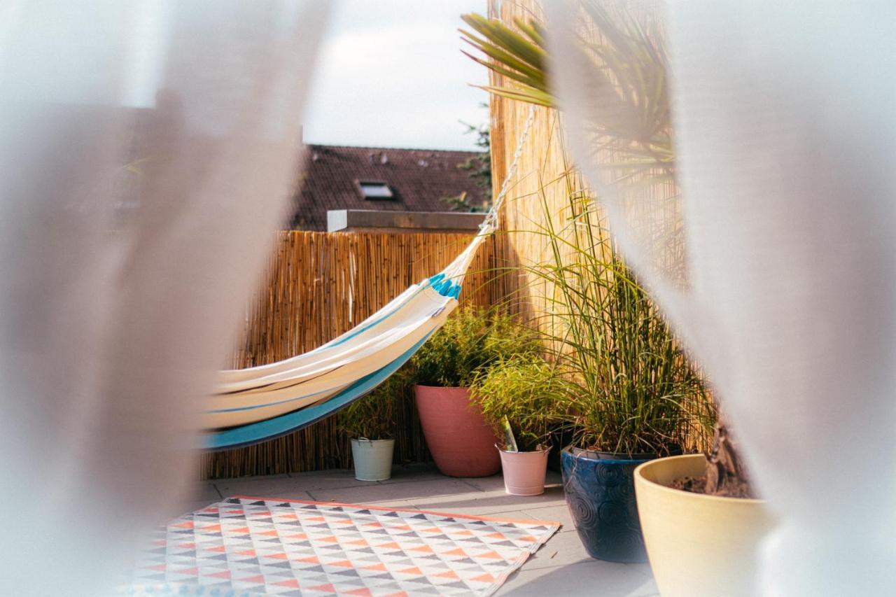 The Kalifornia I Stilvoll Mit Urlaubsfeeling I Dachterrasse I Klima Apartamento Karlsruhe Exterior foto