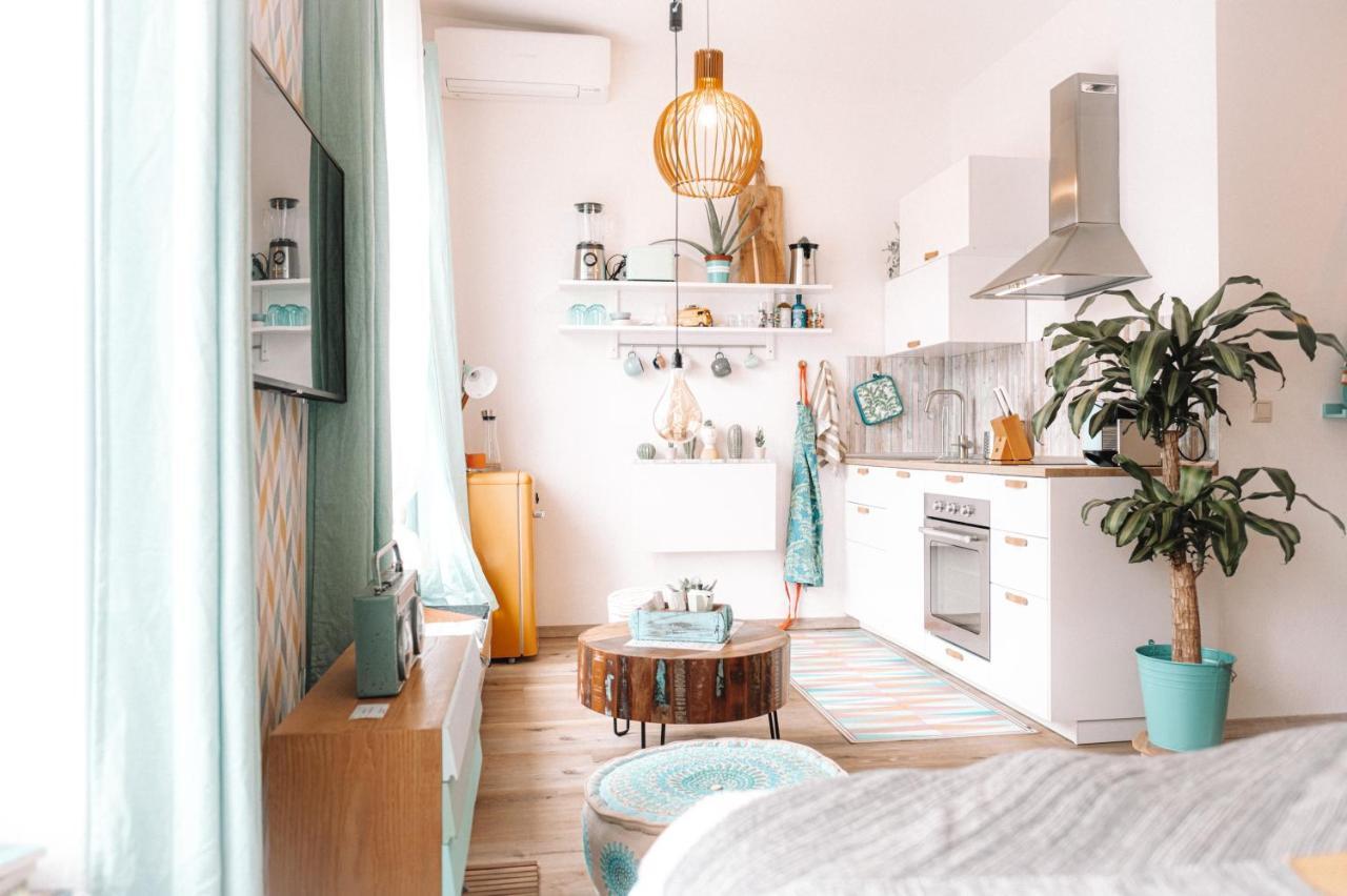 The Kalifornia I Stilvoll Mit Urlaubsfeeling I Dachterrasse I Klima Apartamento Karlsruhe Exterior foto